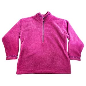 Title Nine Magenta Half Zip Fleece. Sz. S